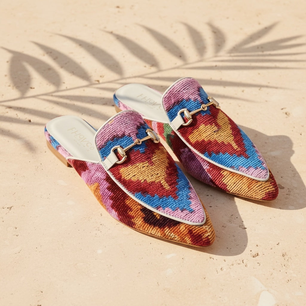 The Ikat Mule Heritage • Woven Hearts