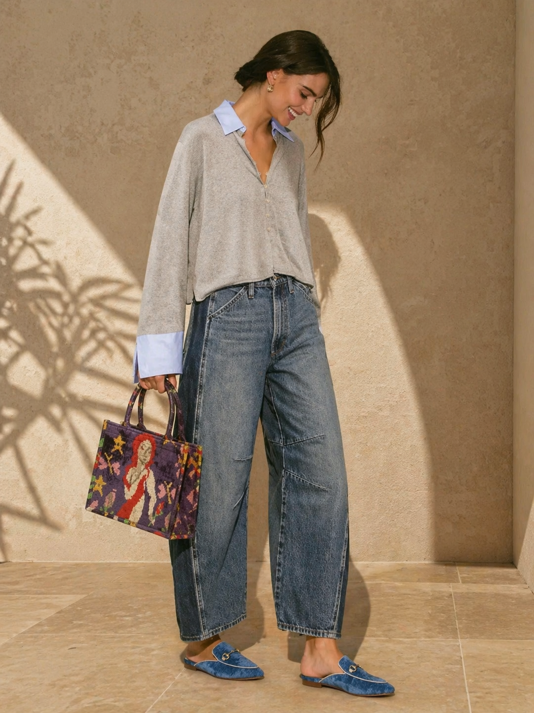 Blue Mirage • The Ikat Mule Heritage