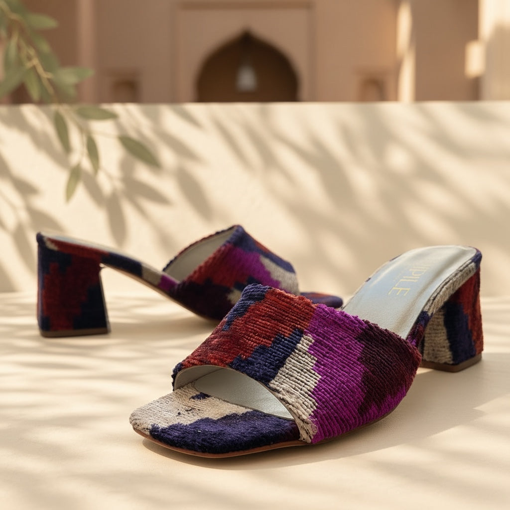 The Ikat Heels Sandals • Woven in Love