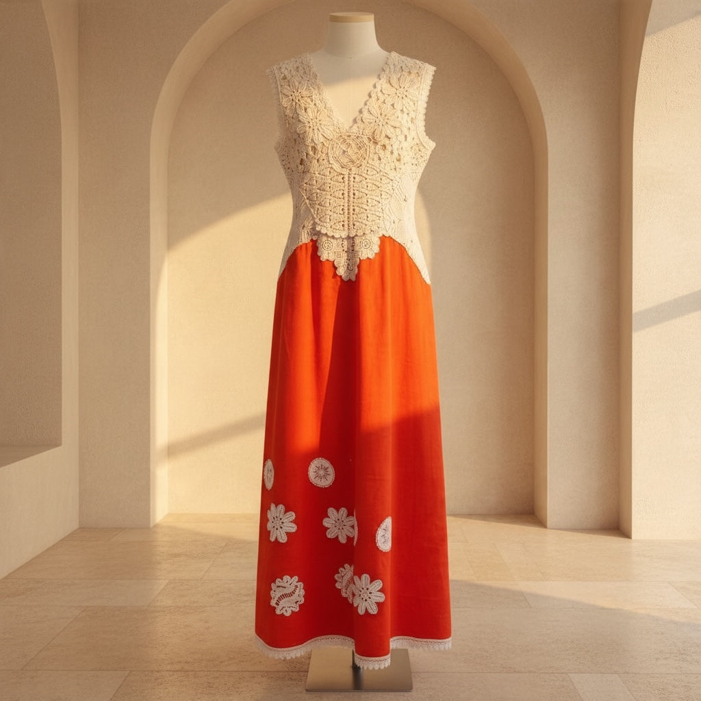 Mevra Kamaci • Mandarin Lace Dress