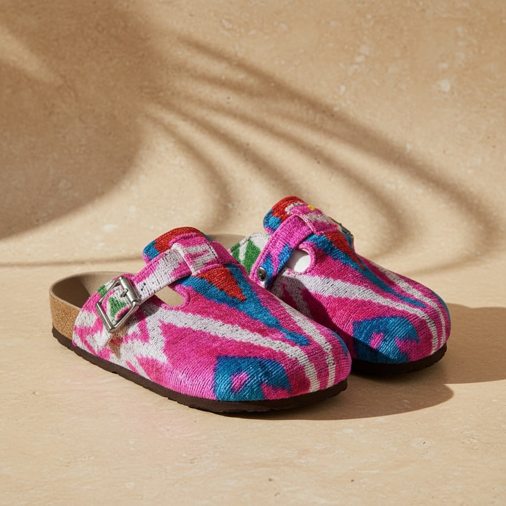 Pink Riviera • The Ikat Clog Sandal