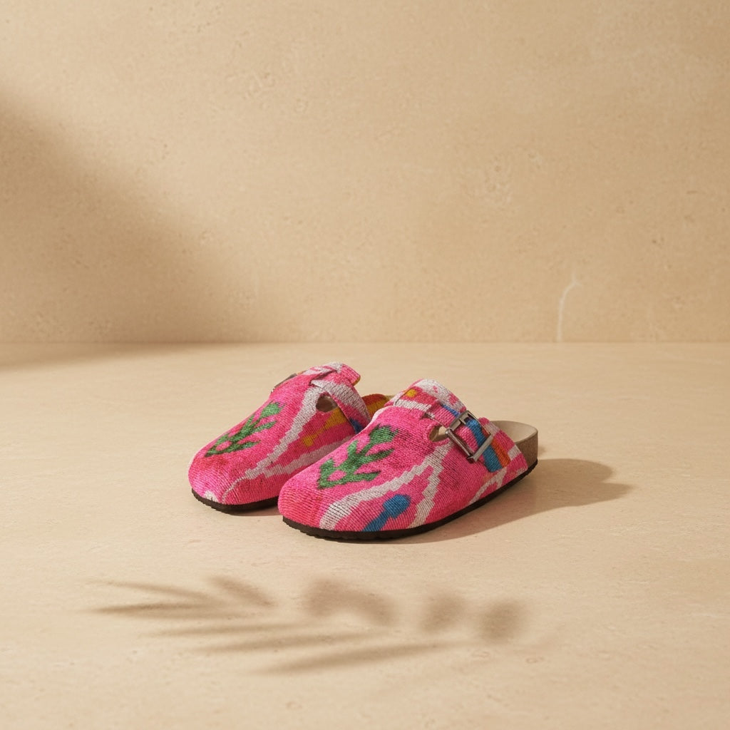 Pink Riviera • The Ikat Clog Sandal