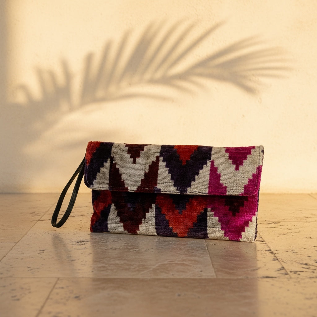 Woven in love • The Ikat Clutch Bag