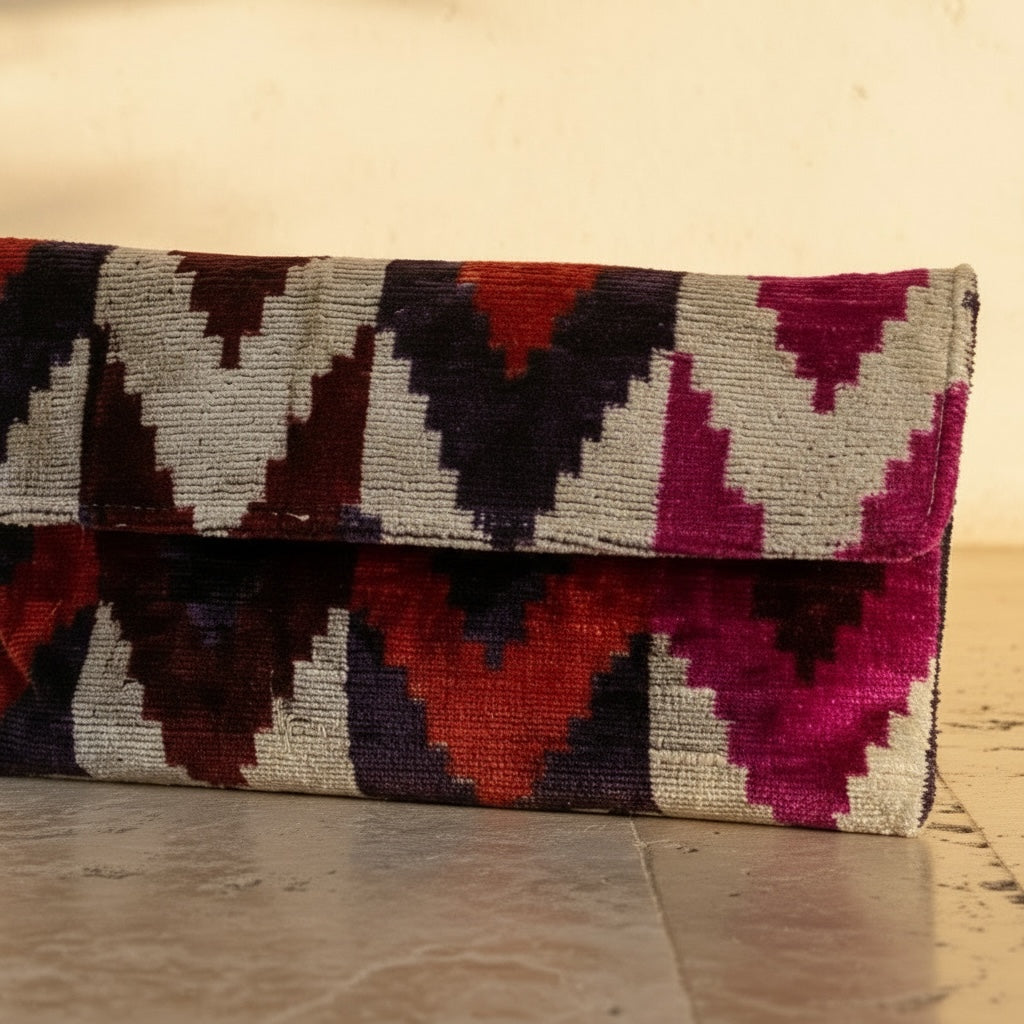 Woven in love • The Ikat Clutch Bag