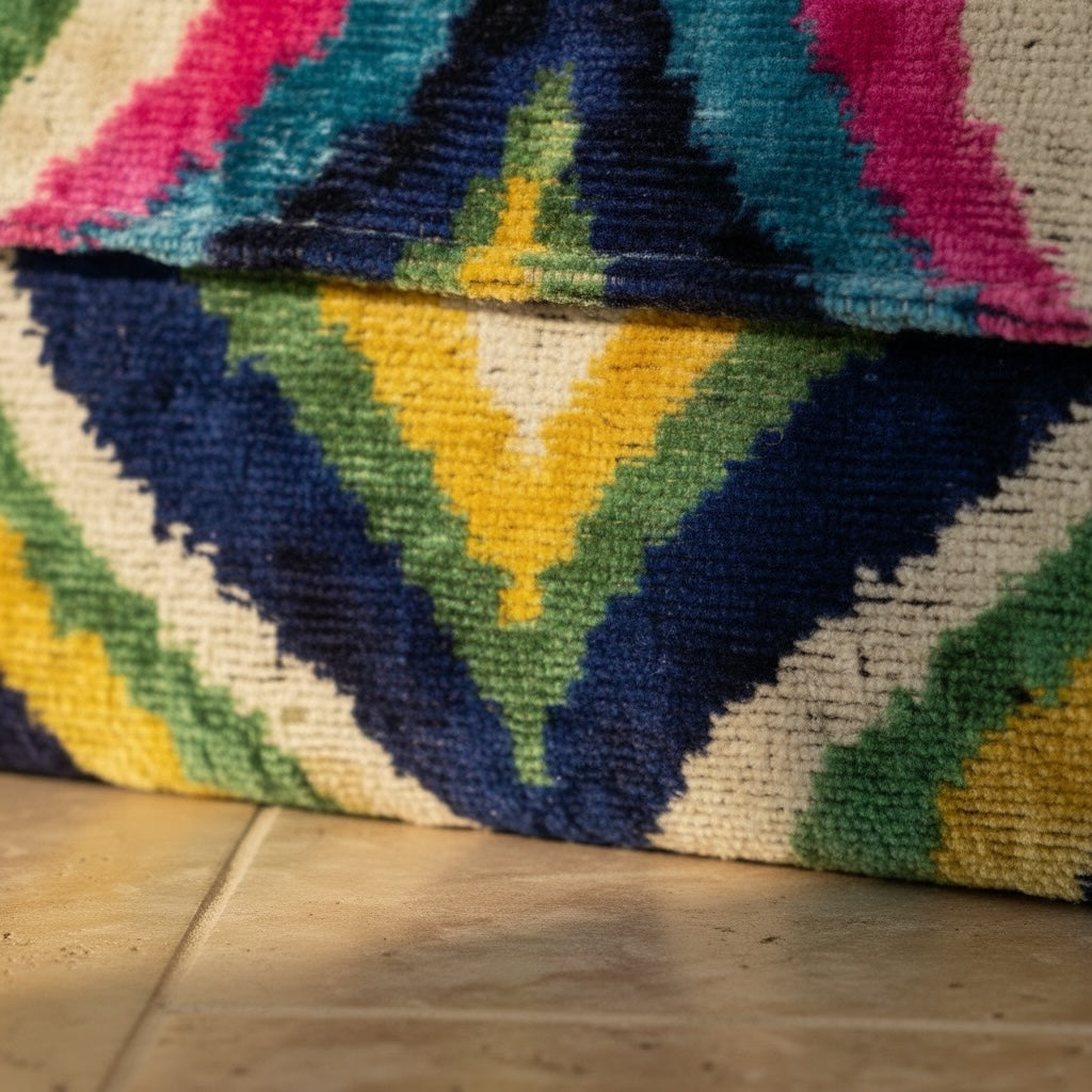 Azure Riviera • The Ikat Clutch Bag