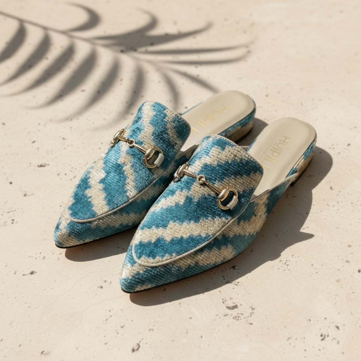 Azure Wave Telar • The Ikat Mule Heritage