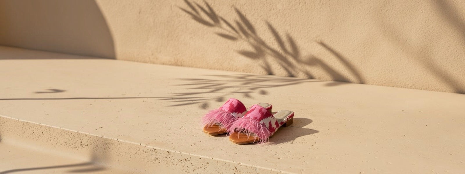 The Ikat Feather Sandals