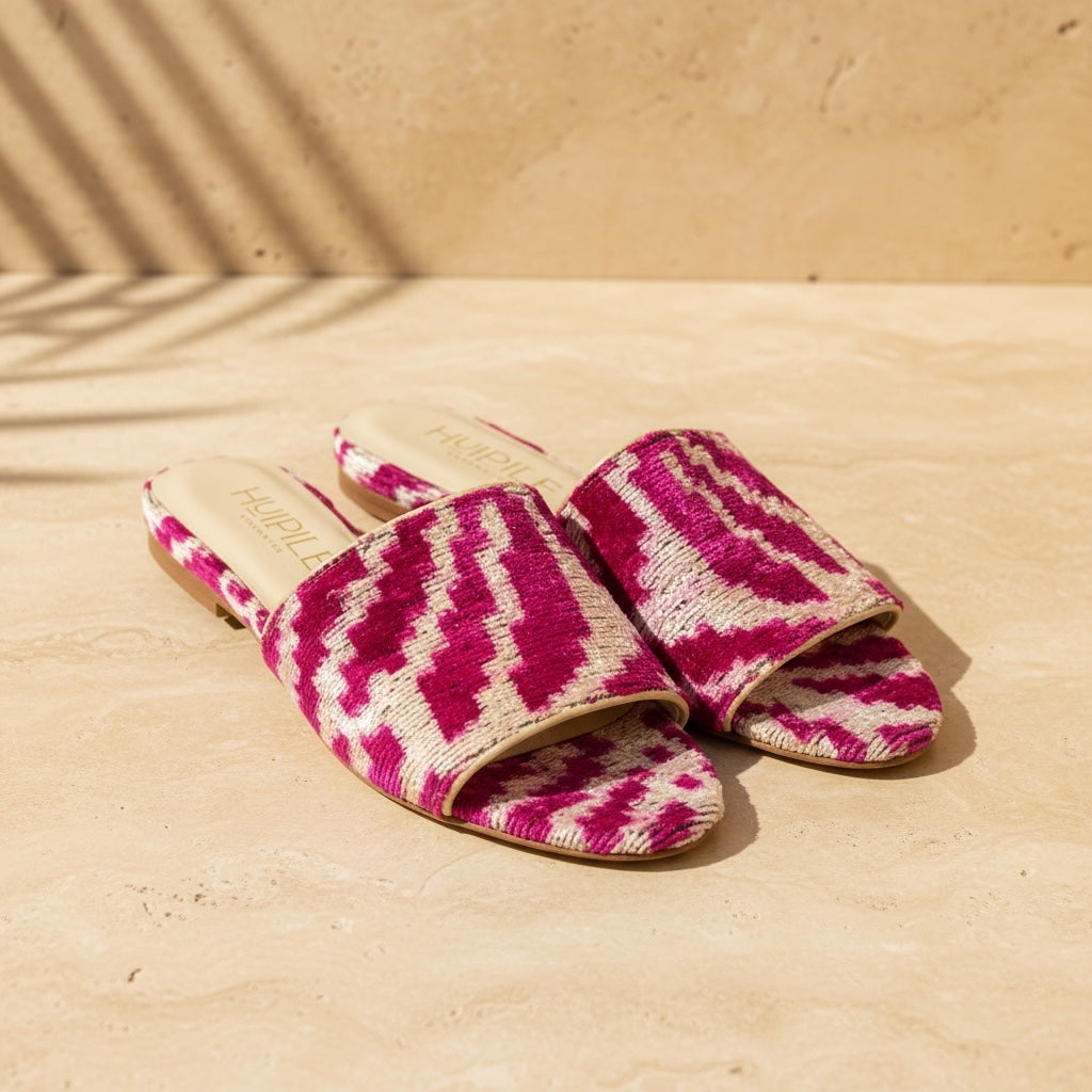 The Ikat Sandals • Bougainvillea
