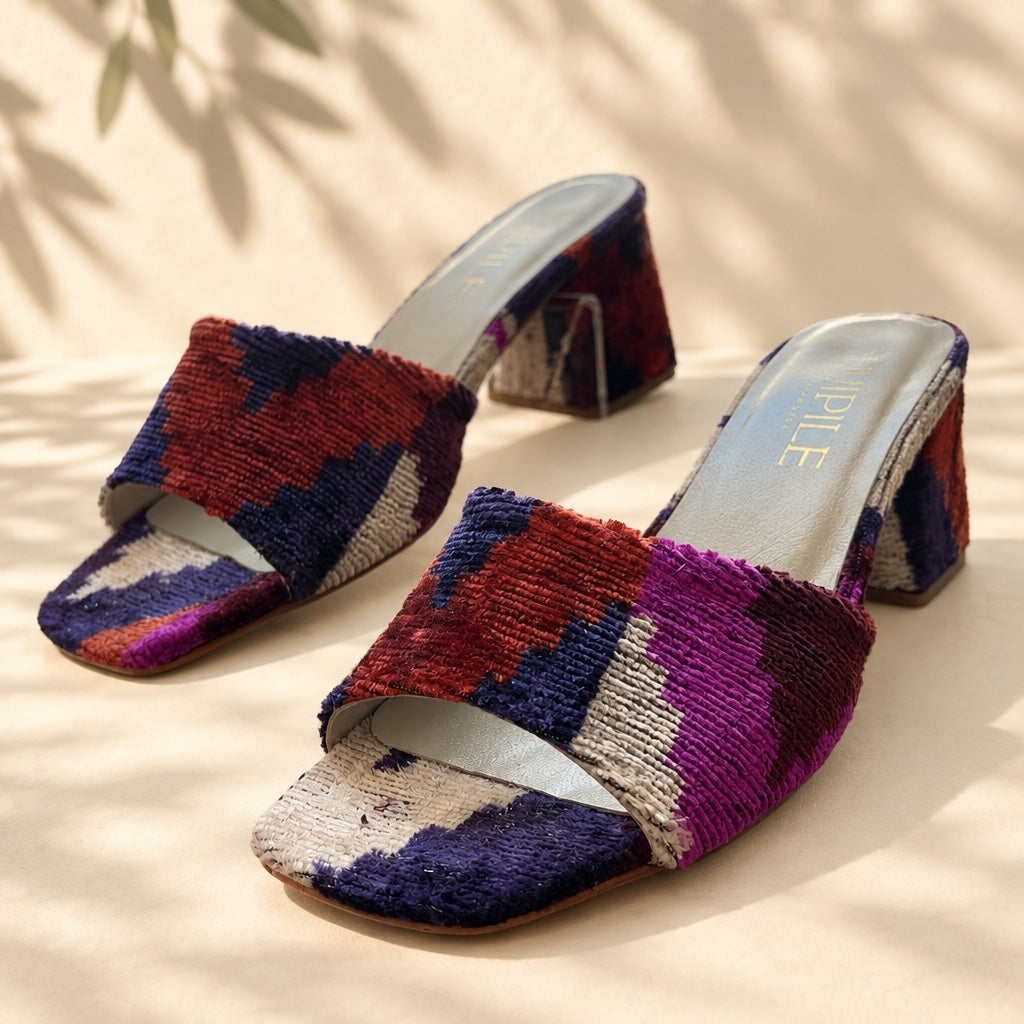 The Ikat Heels Sandals • Woven in Love