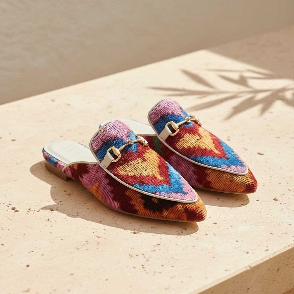 The Ikat Mule Heritage • Woven Hearts