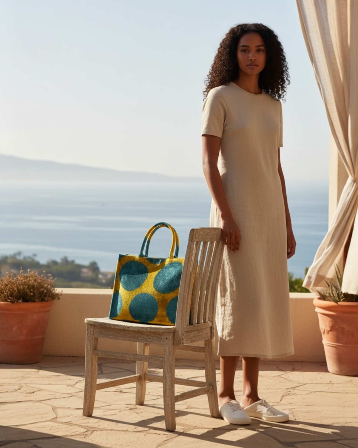 Golden Dot • The Ikat Grand Tote