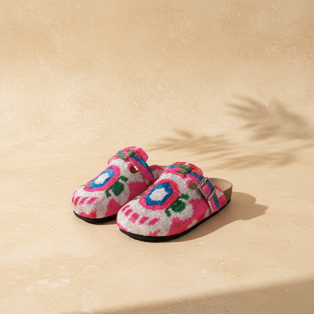 Pink Riviera • The Ikat Clog Sandal