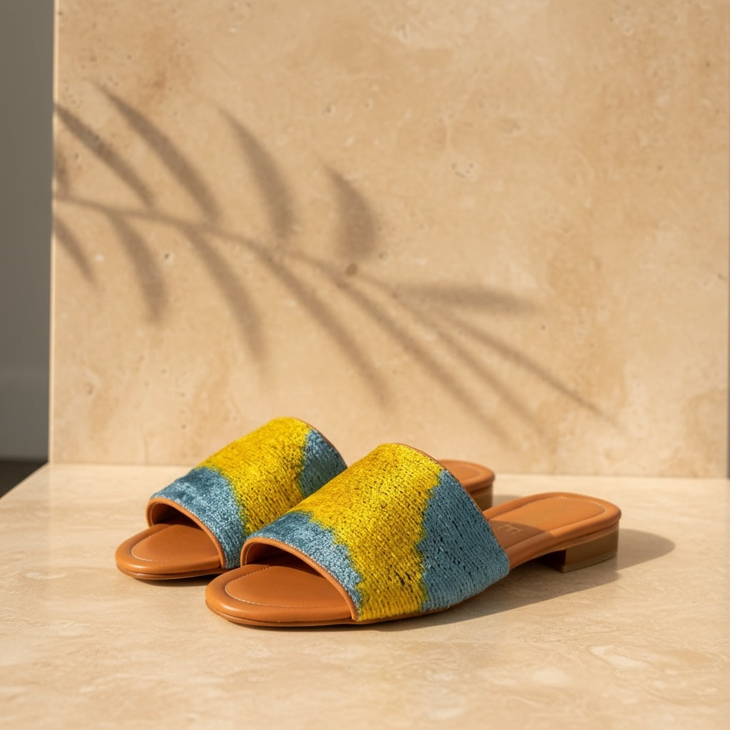 Golden Dots • The Ikat Sandals