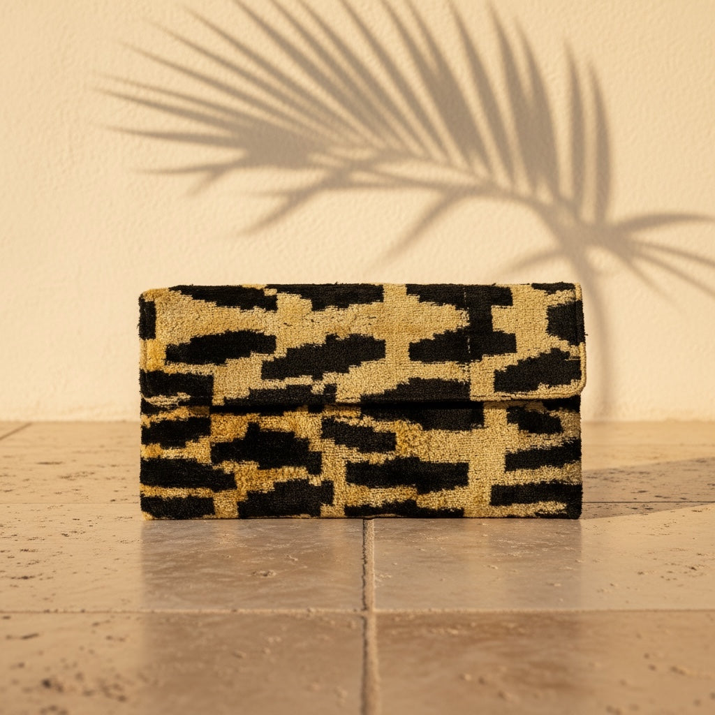 Gold Tiger • The Ikat Clutch Bag