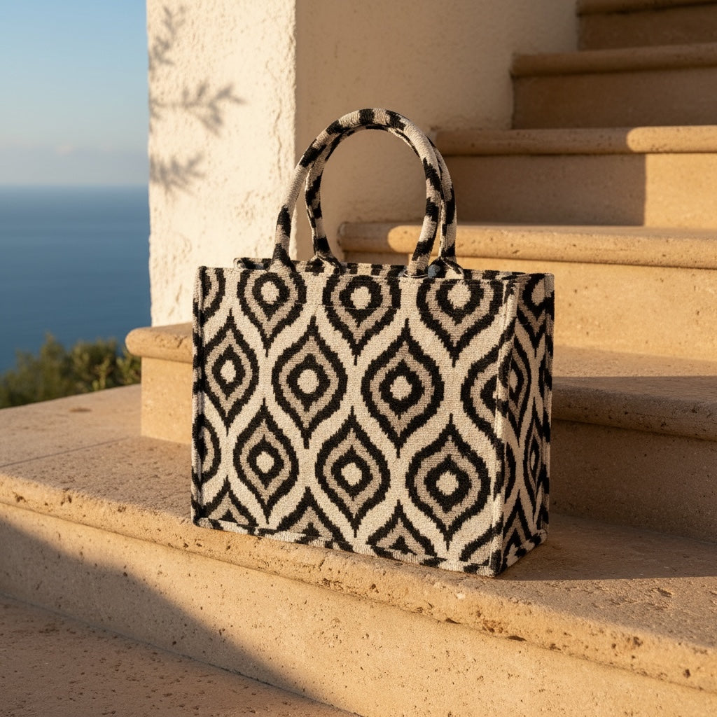 Midnight • The Ikat Grand Tote