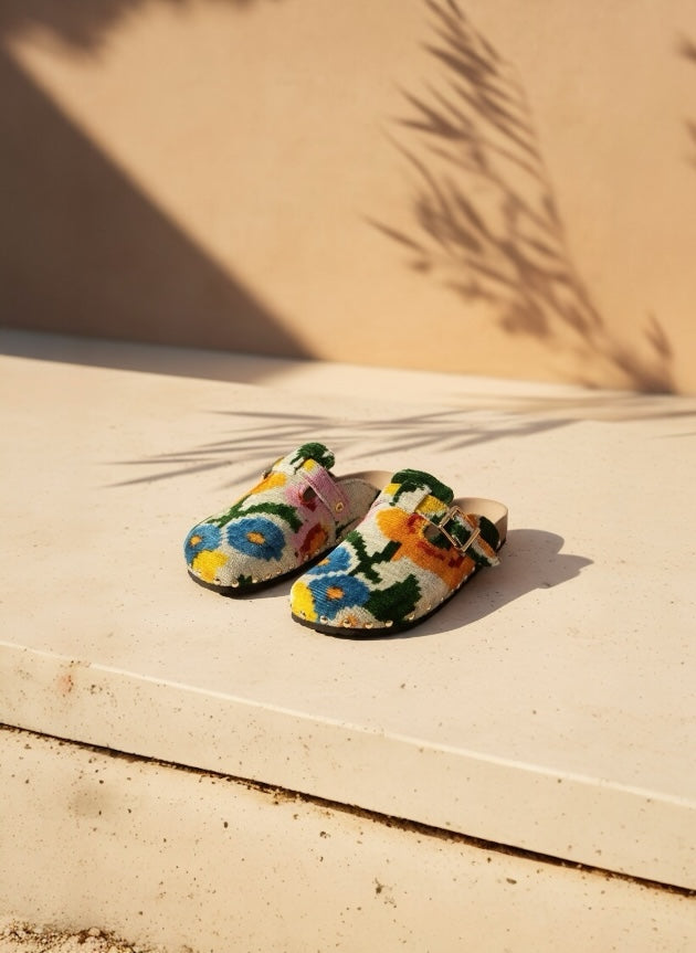 Wild Flowers • The Ikat Clog Sandal
