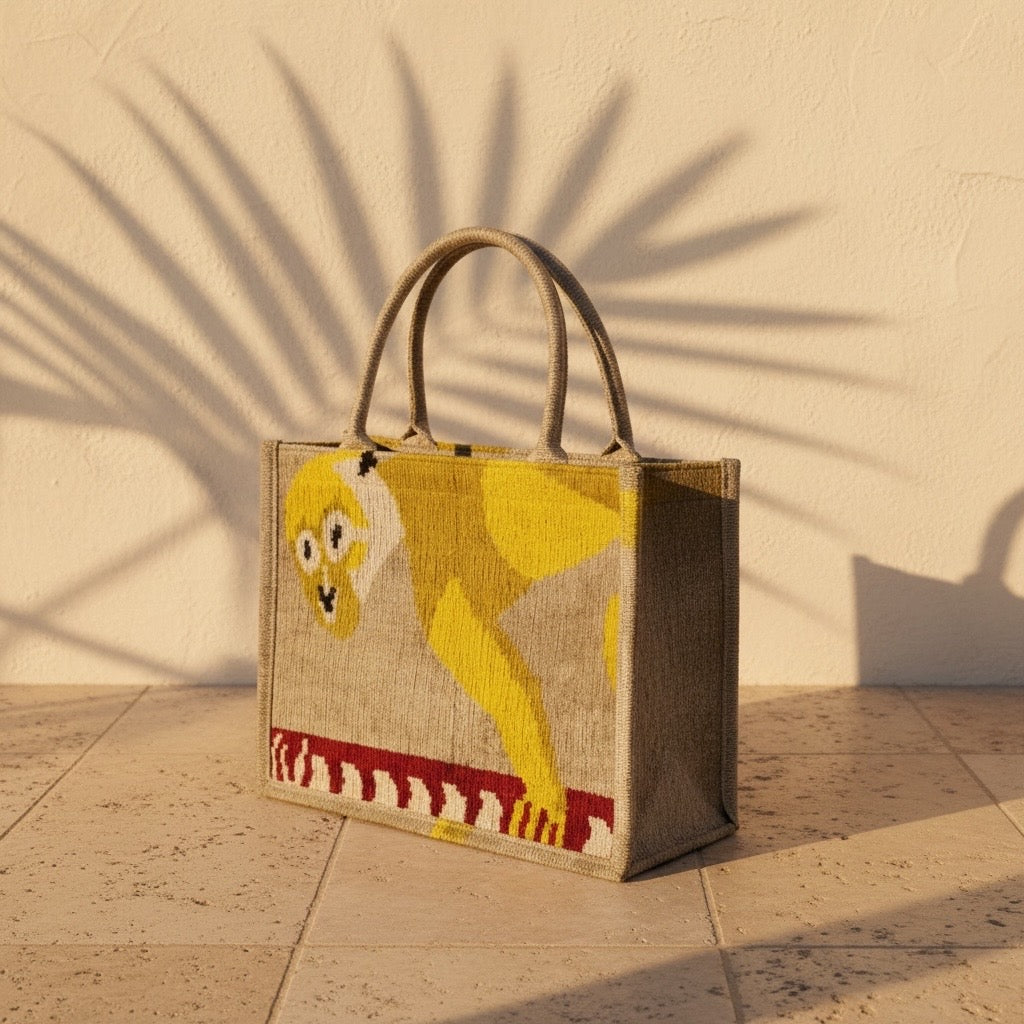 The Ikat Classic Tote • Golden Monkey